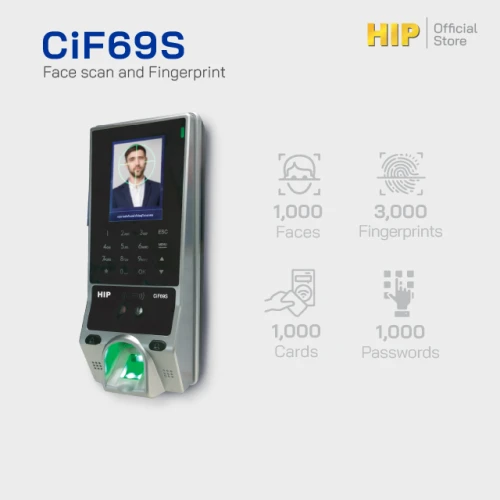 HIP เครื่องสแกนใบหน้า รุ่น CiF69S