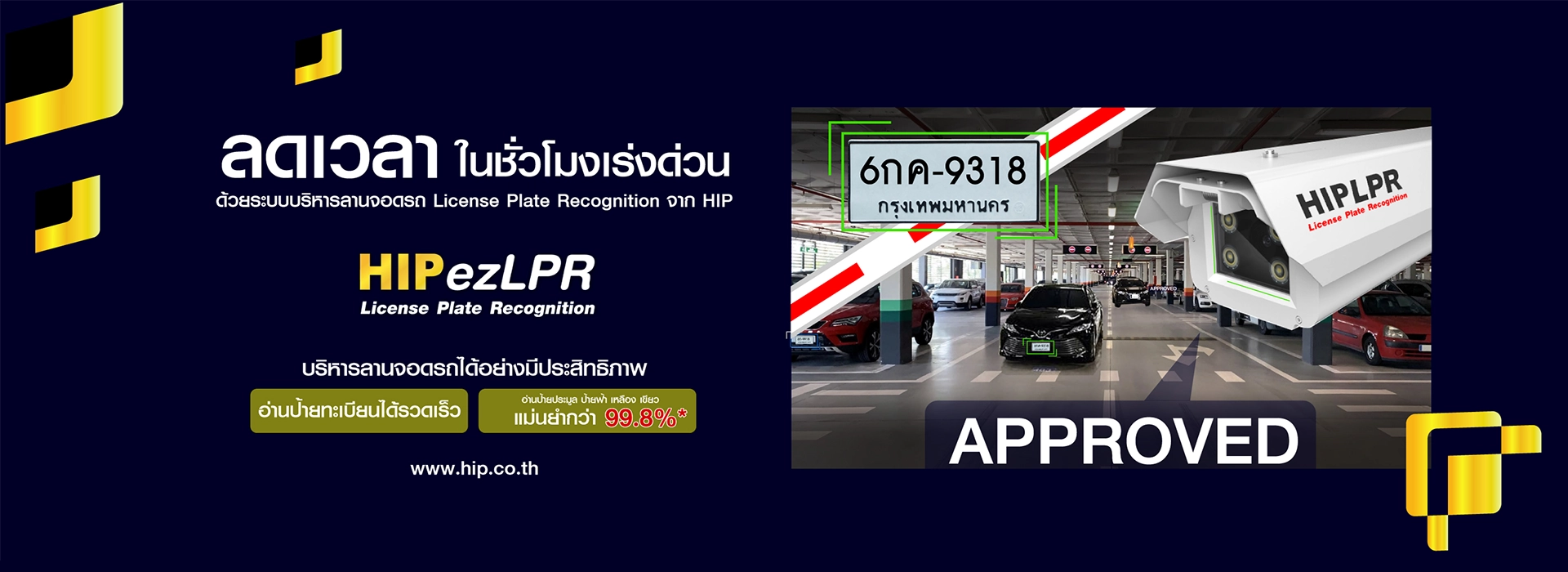 กล้องอ่านป้ายทะเบียน LPR CAMERA