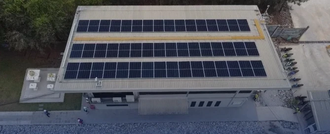 ผลงานติดตั้ง แผงโซล่าเซลล์ trina และ inverter huawei