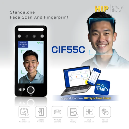 HIP เครื่องสแกนใบหน้า รุ่น CiF55C