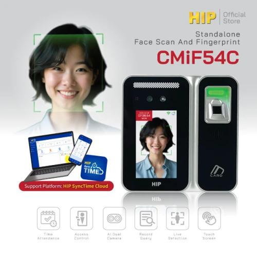 HIP เครื่องสแกนใบหน้า รุ่น CMiF54C