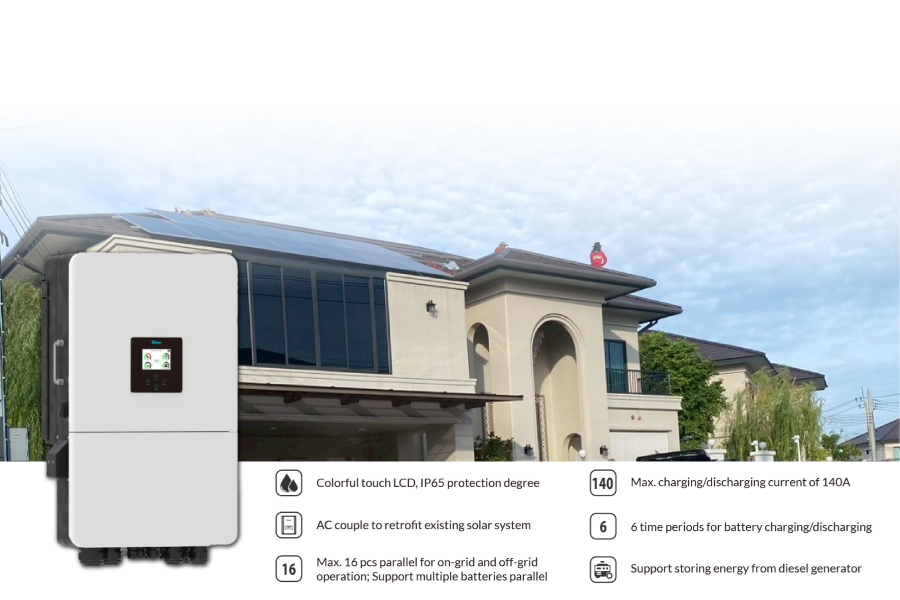 ผลงานติดตั้ง Solar Hybrid 15kW บ้านคุณวิโรจน์ | ประหยัดไฟกว่า 15,000 บาท