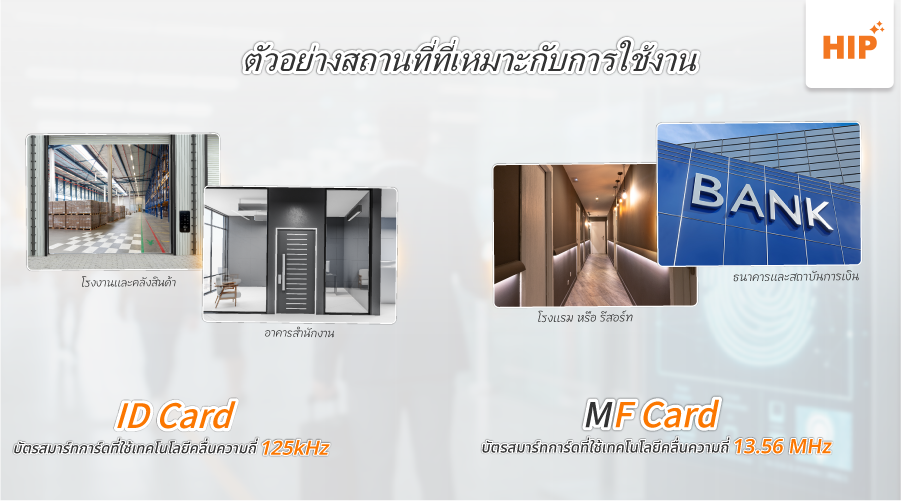 การเลือกใช้ MF Card และ ID Card ให้เหมาะกับสถานที่ การเลือกใช้ MF Card และ ID Card ให้เหมาะกับสถานที่