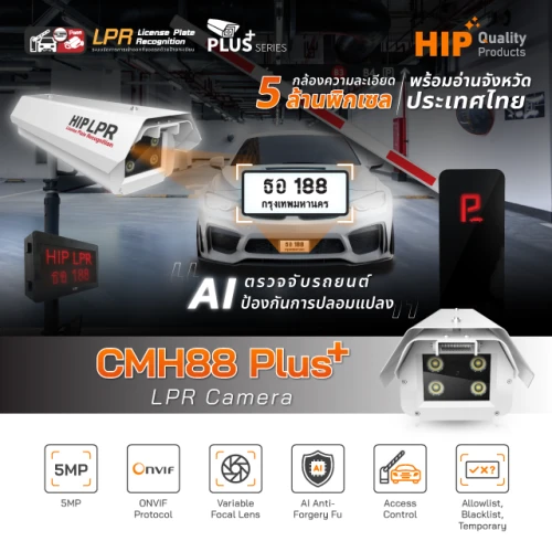 HIP LPR Camera CMH88 Plus
