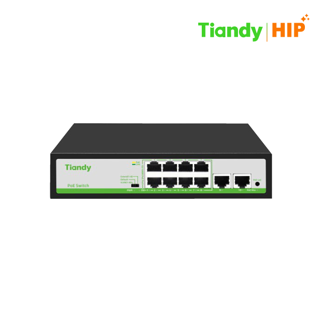 Tiandy PoE switch TC-P3S010 Spec:F/0820/AT/90