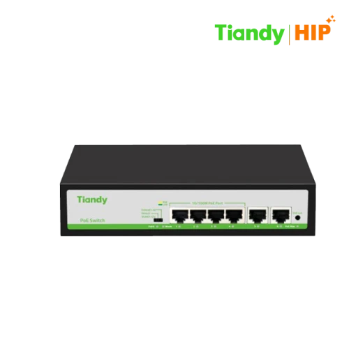 Tiandy PoE Switch TC-P3S06 Spec:F/0420/AT/55